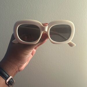 Cream sunglasses